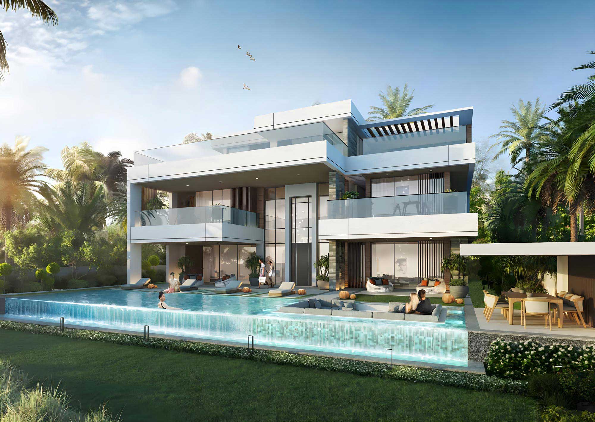 Modern townhouse with sea views in DAMAC Islands